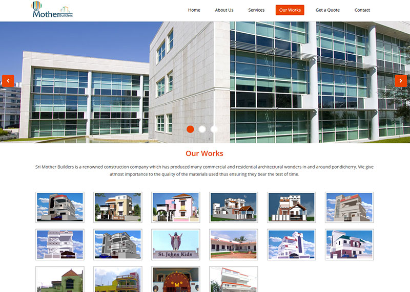 Best Construction Company in Pondicherry - http://www.srimotherbuilders.com