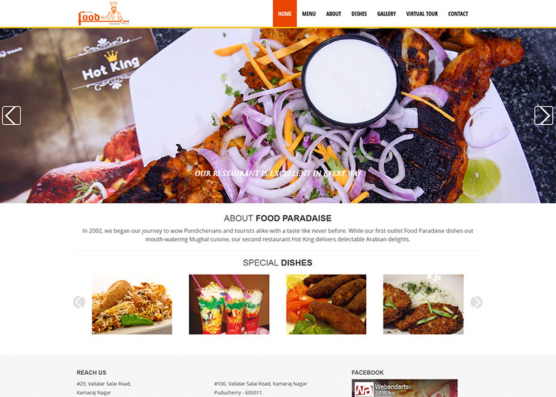 Multicuisine Restaurant, India - http://www.foodparadaise.com