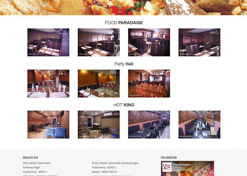 Multicuisine Restaurant, India - http://www.foodparadaise.com