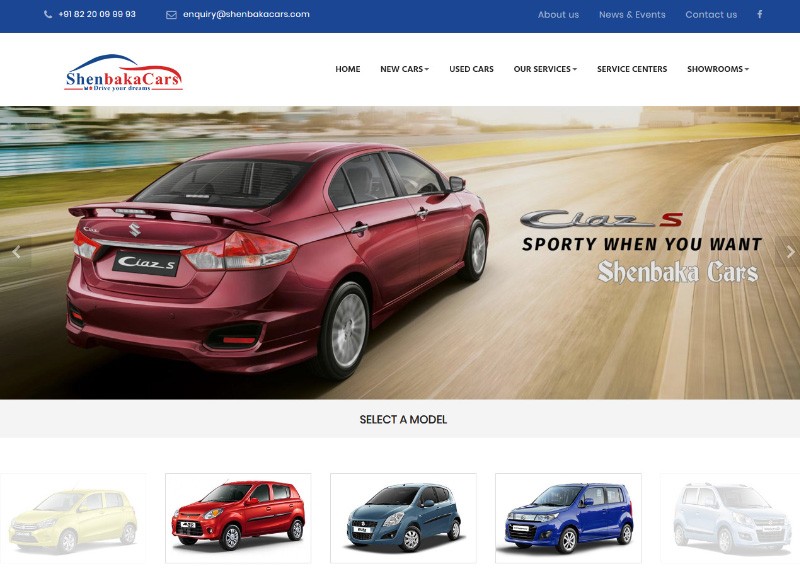 Maruti Suzuki Car dealer - http://www.shenbakacars.com