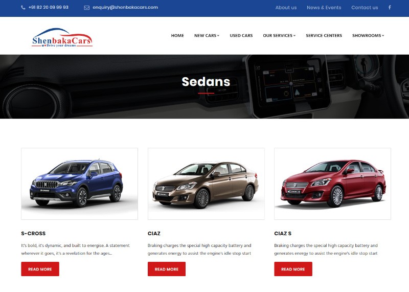 Maruti Suzuki Car dealer - http://www.shenbakacars.com