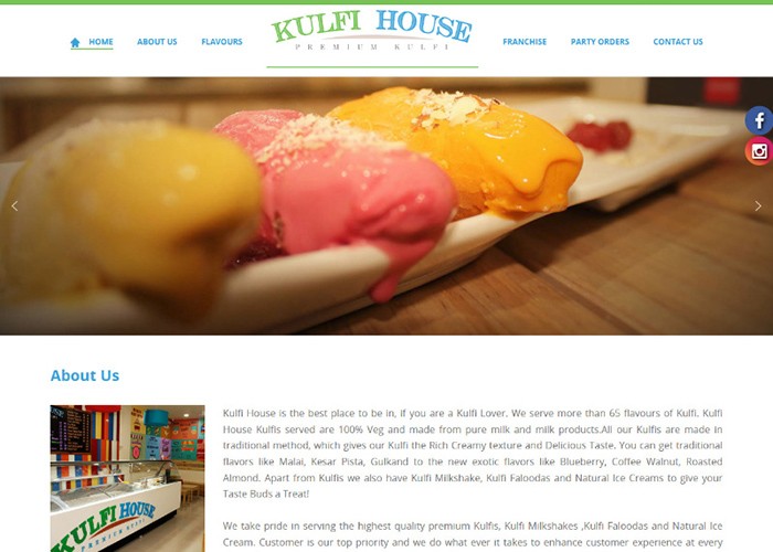 Kulfi House, India - http://www.kulfihouse.com