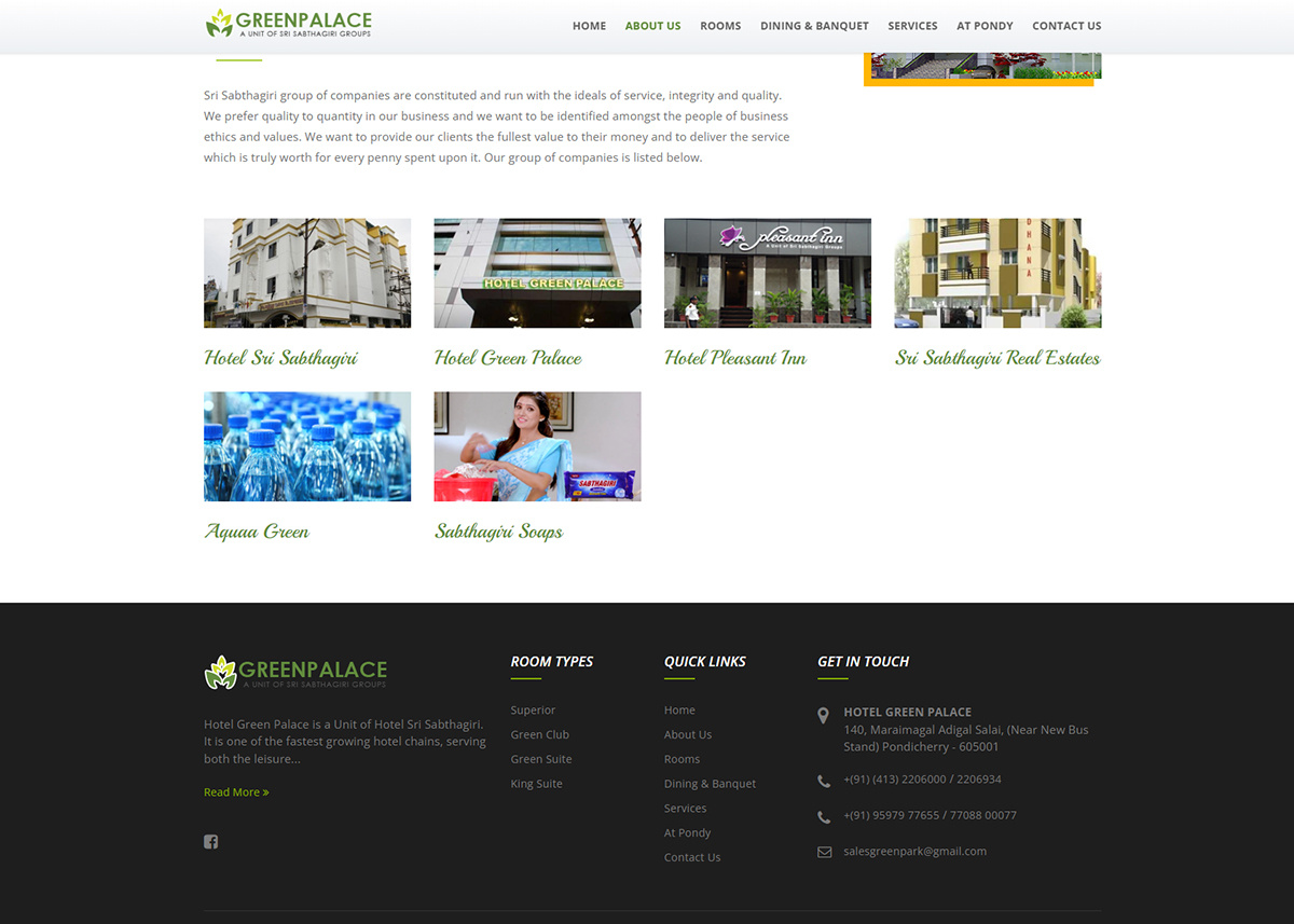 2 Star hotel in Pondicherry  - http://www.hotelgreenpalace.in