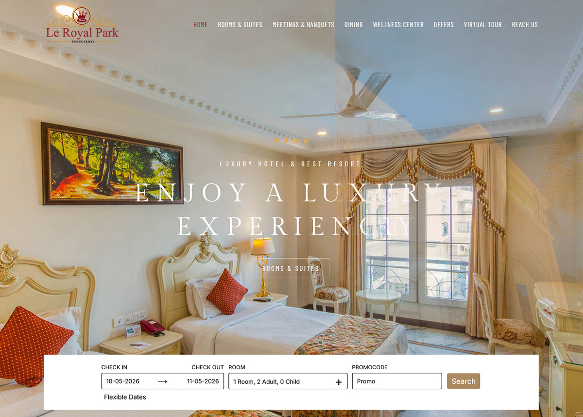 4 Star Hotel -  Le Royal Park - http://www.hotelleroyalpark.com