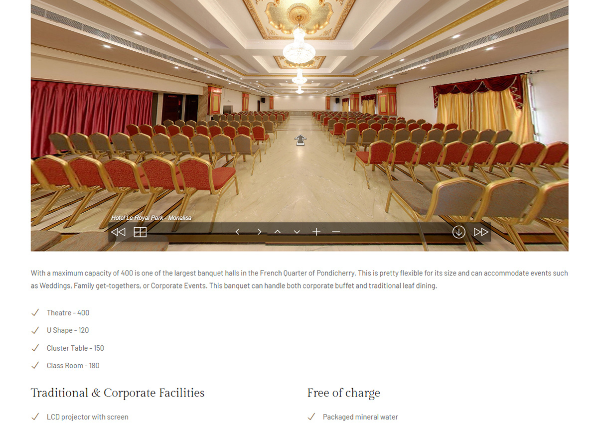 4 Star Hotel -  Le Royal Park - http://www.hotelleroyalpark.com